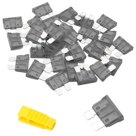 20 Pieces 2A Standard Car Fuses, Bolatus Blade Fuses Car Fuses Car Fuses Plug Fuse Blade Fuses Set with 1 Fuse Puller