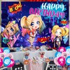 Joker Girl Birthday Party Supplies Backdrop 5x3 Scary Queen Boys