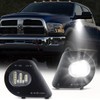 Gempro 2Pcs LED Side Mirror Puddle Light Lamps Assembly for