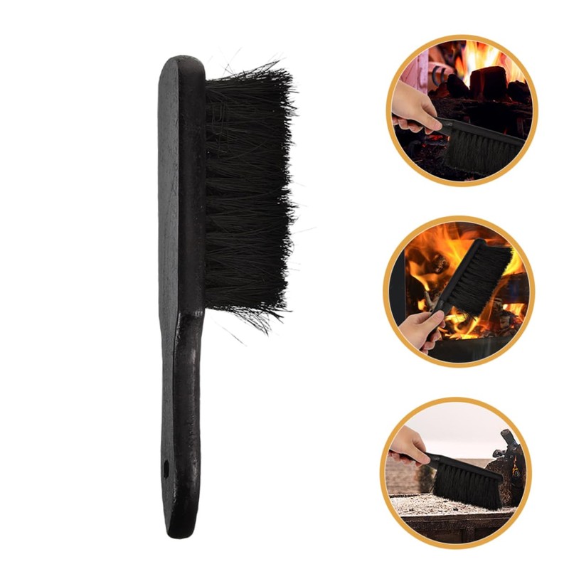 NOLITOY 2pcs Fireplace Cleaning Brush Multifunctional Bench Duster Tool for