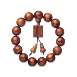 Traditional Wooden Prayer Beads Bracelet for Men or Women Beads Dia.18mm 16mm 15mm,1pc/lot (Dia.15mmX15pcs)