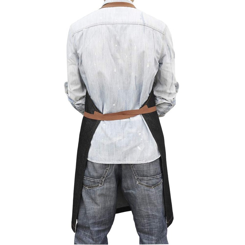 DingSay Trendy Kitchen Cooking Apron with 3 Pockets for Men