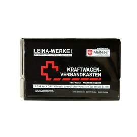 LEINA-WERKE REF 10058 Leina Kfz-Verbandkasten Star II, Inhalt DIN 13164, schwarz