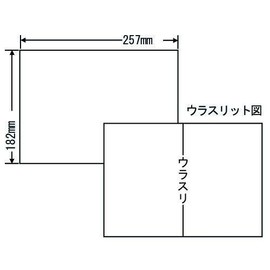 東洋印刷 ラベルシール シートカットラベル B5版 1面付(1ケース1000シート) C1B5