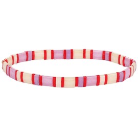 KELITCH Women Friendship Bracelets Tila Miyuki Beaded Bracelets Colorful Women Stretch Bracelets