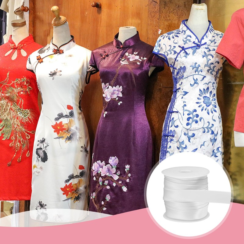 sourcing map Double Fold Bias Tape 1"(2.5cm) x 25 Yds