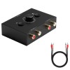 Universal New 1 In 2 Out Bi-Directional RCA Stereo Audio