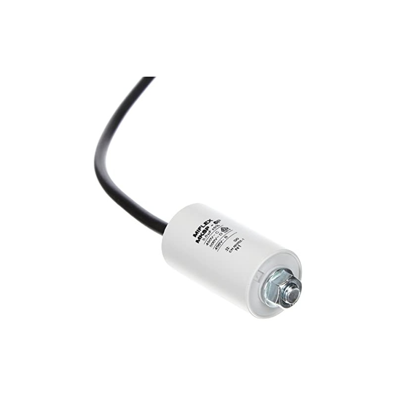 Miflex Start-up capacitor 5F 450V 30 x 53 mm cable
