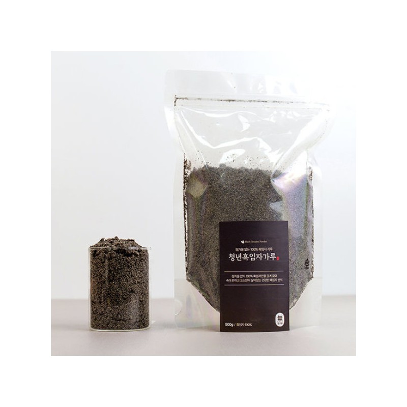 전라도 청년 청년선식 볶은 흑임자가루 500g x 1팩 Jeollado Youth