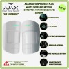 AJAX MotionProtect Plus White Wireless Motion Detector with Microwave Sensor