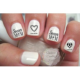 Sports Soccer Mom #3 Nail Art Designs Decals
