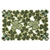 Simhomsen Embroidered Irish Clover Table Placemats for St. Patrick’s Day,