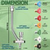 Foam Cannon for Pressure Washer with Dual Connector, Balabulala Car