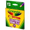 Crayola 68-4112 Colored Pencils, Short, 12-Pack