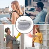 Inflatable Travel Neck Pillow with Hood, Neck Pillow for Aeroplane,