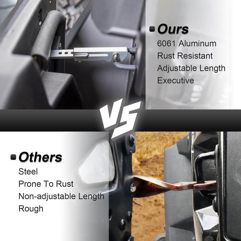2PCS UTV Adjustable Cool Door Latch Aluminum Compatible with Polaris