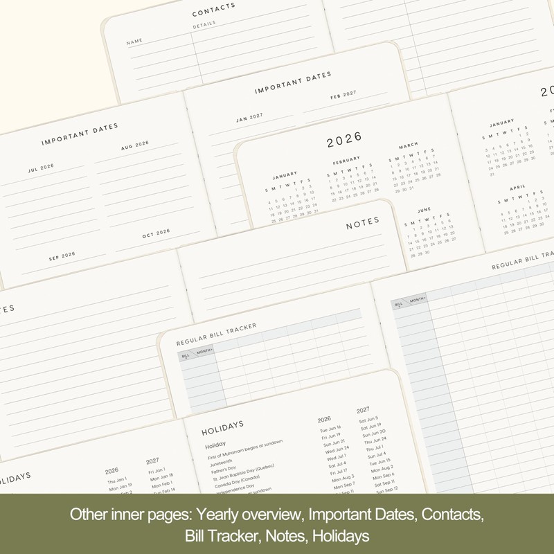 And Per Se Academic Planner 2026-2027 – Weekly & Monthly