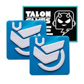 TALONGAMES Mouse Sole, Round Edge, Sole, Mouse Feet for Logicool G502 X Wireless, Replacement for Gaming Mouse, Improved Movement, Super Smooth Glide, Durable, Ultra Low Friction, White