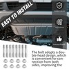 MospdyGear 8 Pack 922-BI Double Headed Bolt Nut Set, Suitable