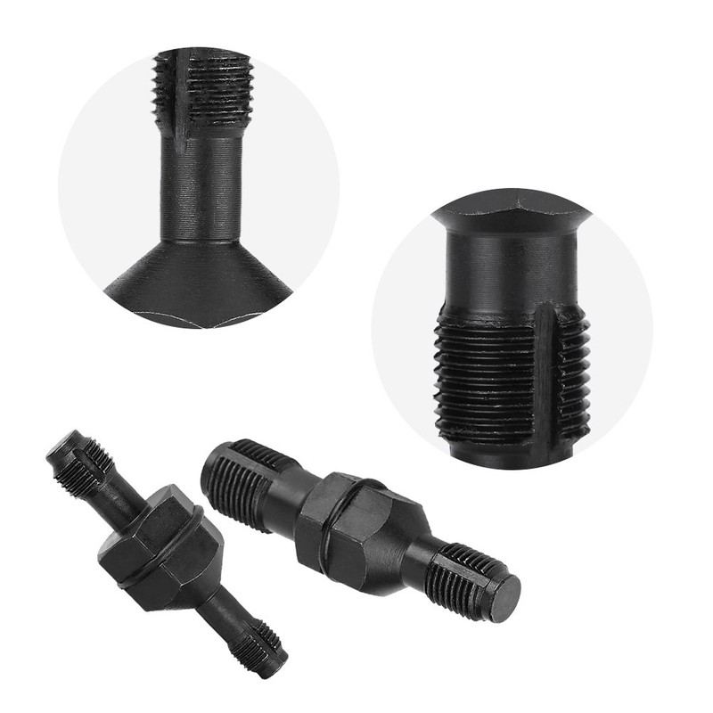 2Pcs Spark Plug Thread Insert Tap Set, spark plug rethread,