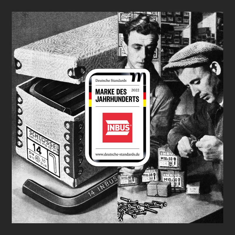 INBUS® 73400 T-Handle Hexagon Socket Wrench Set 5-Piece 6-13 mm