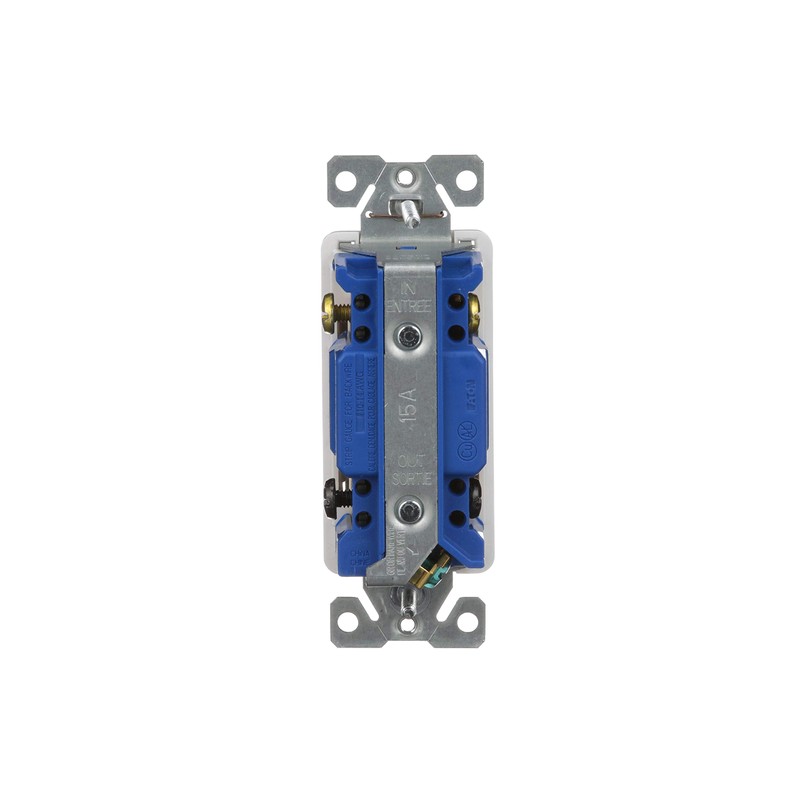 Eaton 7504W-SP-L 15-Amp, 120-Volt Standard Grade 4-Way Decorator Switch, White