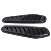 2pcs Carbon Fiber Style Car Air Flow Intake Decorative Scoop