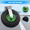 10" Pneumatic Caster Wheels Set of 4 – Heavy Duty