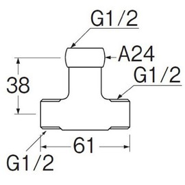 SANEI T6-35XG-13 Single Nut Benri Can Cheese Tubing Parts Rotary Bag Nut with Gasket