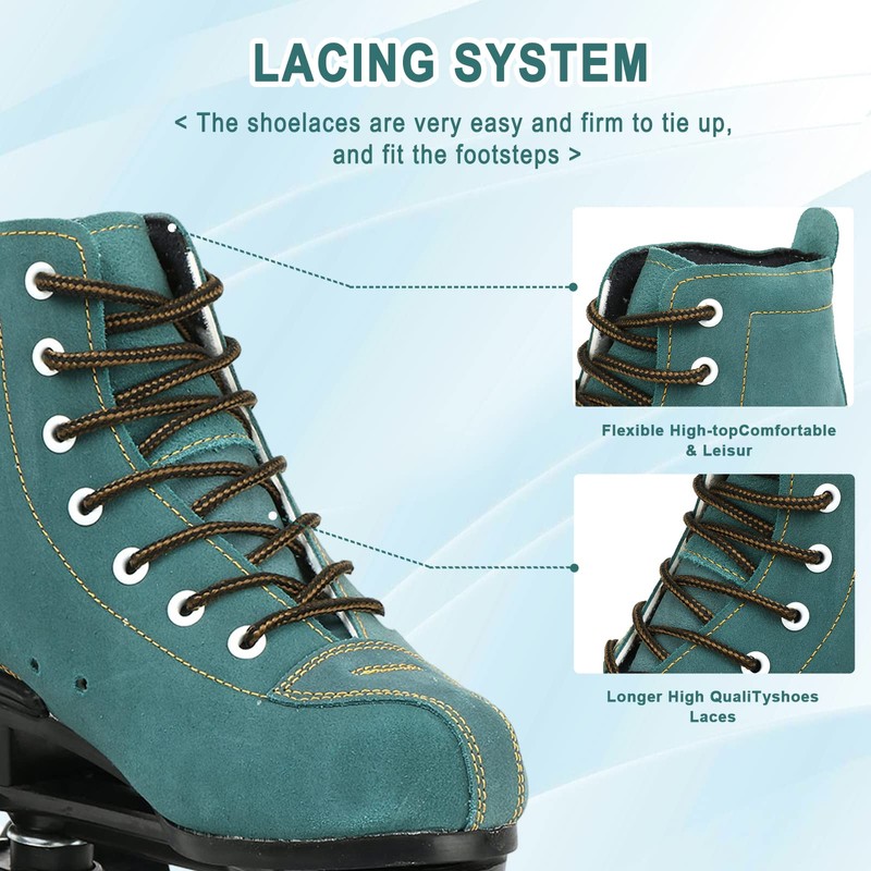 jessie High-Top Roller Skates for Men Women Outdoor and Indoor