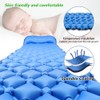 BIHEE Single Sleeping Mat Inflatable Camping Mat Sleeping Mattress Pad