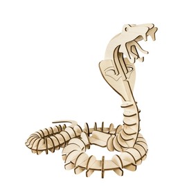Pebaro 857/2L Wooden Construction Kit Cobra Laser Cut 3D Puzzle Wooden Puzzle