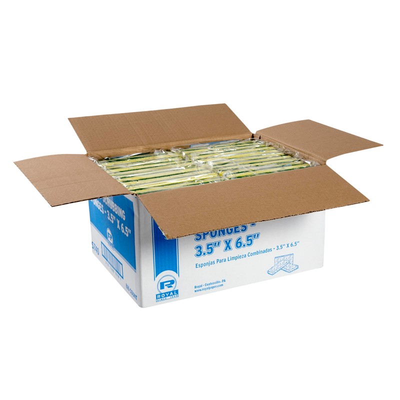 Royal Scouring Pad/Sponge Combo, Case of 48