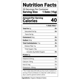 Terrasoul Superfoods Organic Medjool Dates, 16oz - Soft Chewy Texture | Sweet Caramel Flavor | Farm Fresh