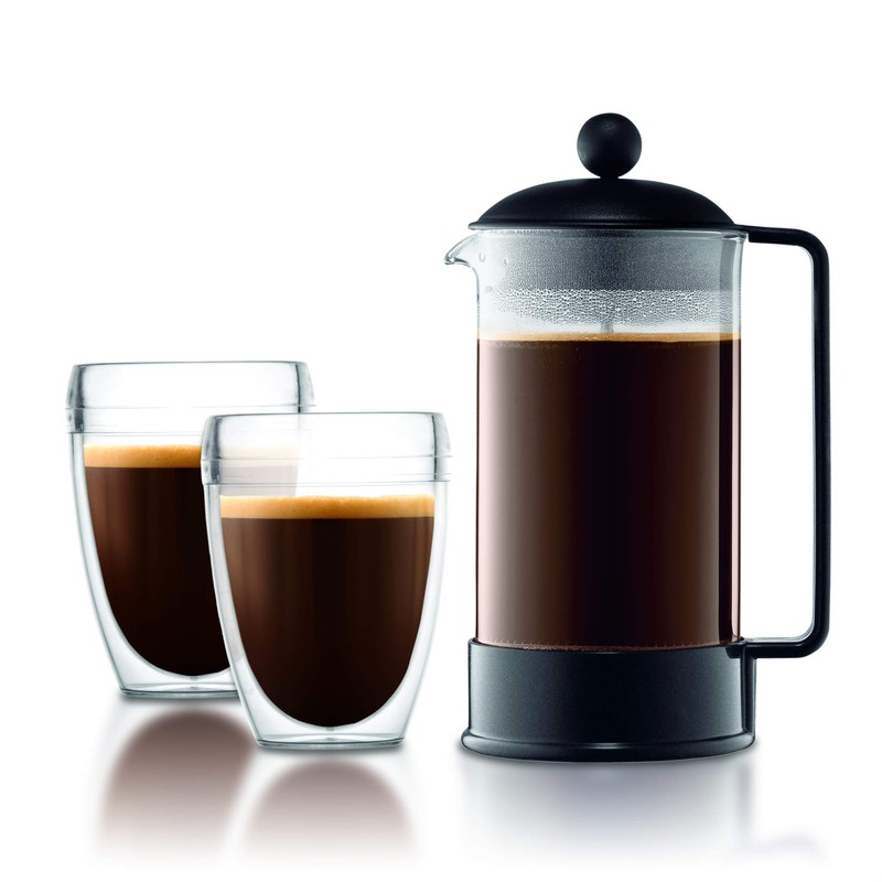 Bodum 34 oz Brazil French Press Coffee Maker, High-Heat Borosilicate