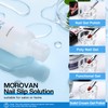 Morovan Nail Polygel Slip Solution: Salon-Grade Slip Liquid & Dual
