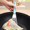 2 PCS Fish Spatula，Square Slotted Egg Spatula Turner with Stainless