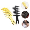 IWOWHERO Wide Comb Teasing Retro Oil Comb Hairdressing Tool for