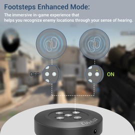 Cubilux Game Sound Card for Shooting Game, Virtual 3D Surround Sound Gaming Adapter with Scout Mode, USB Audio Interface with Mic Mute, Ultra Low Latency Suitable for PUBG, Overwatch, and Fortnite