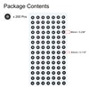 uxcell 200Pcs 3D Scanner Markers 3mm for 3D Scanner, 3D