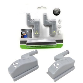 2 Pcs Set Cabinet Hinge LED Light for Cabinet Doors - Hands Free LED Cabinet Lights - Auto On-Off Lotus Lights - BO Cabinet Hinge Lights LED - Hinge Light for Kitchen Cabinets, Closets & Cupboards