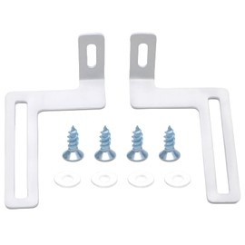 2-Pack applies to Midea U-Shaped Air Conditioner Iron Window Brackets Compatible with Midea U-Shaped Air Conditioner Units Stable Powder Coated Air Conditioner Brackets