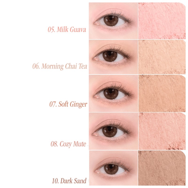 DASIQUE Mood Single Shadow 1.2~1.5g, Shade:29 Mocha Brown(Matte)