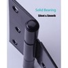 KAHEIGN 6Pcs Tee Shed Hinge, 25CM Heavy-Duty Metal Iron T-Hinge