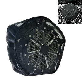 HCmotorku Motorcycle Air Filter Rain Sock Cover Dustproof Waterproof Air Filter Protective Cover Fit for Harley Sportster XL Touring Road King Street Glide Dyna Softail