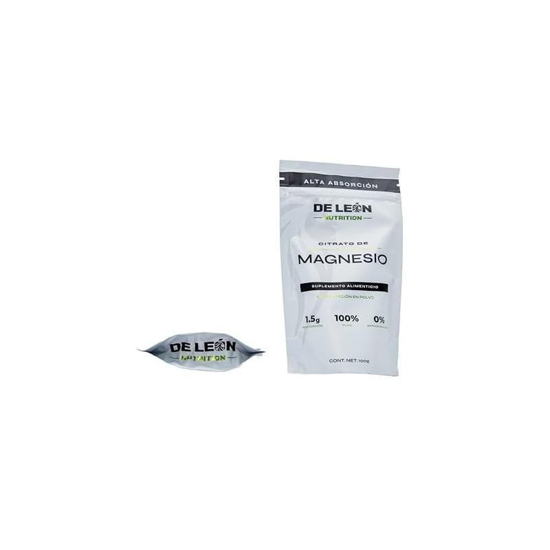 Citrato de Magnesio puro calidad Premium en Polvo 100g. Alta