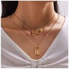 Allereya Boho Lock Necklace Gold Padlock Pendant Necklace Handcuff choker