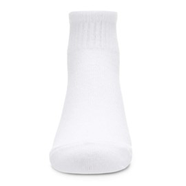 MeMoi Kids' 3 Pair Pack Mid Cut Cotton Blend Socks Black 6-7