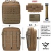 WYNEX Tactical Molle Admin Bag, Utility EDC Bag Organizer Modular