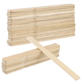NINGWAAN 100 PCS 10 inch Wooden Paint Sticks, Wood Paint Mixing Paddles Stir Sticks for DIY Craft, Garden Plant Labels